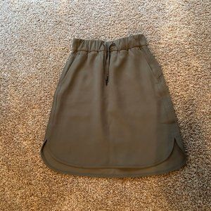 Lululemon Pale Olive Green Skirt